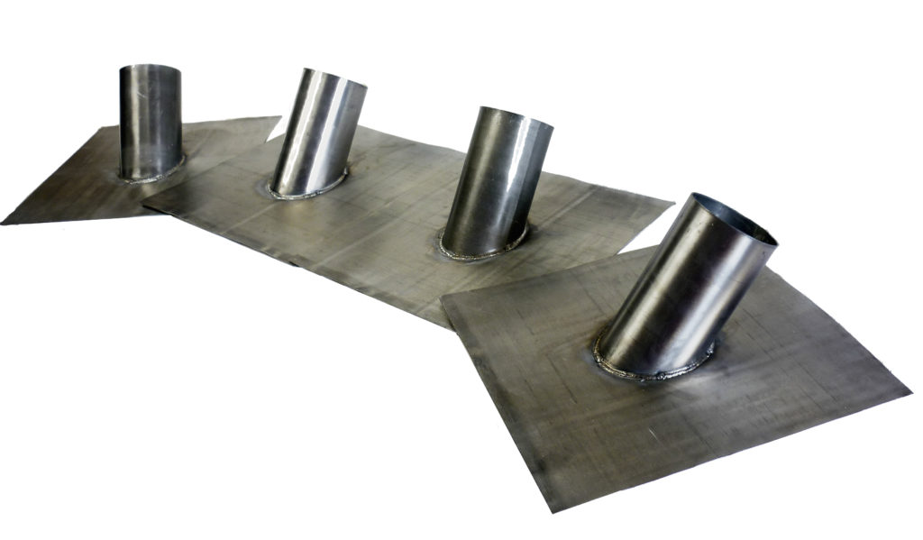 Small Lead Pitched Slates